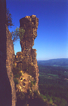 Ein beliebtes Kletterrevier bei Baden-Baden