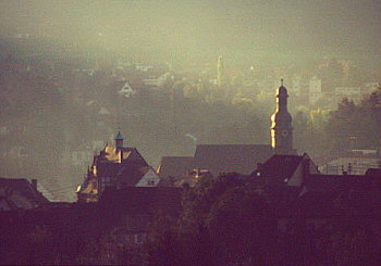 Altes Rathaus und St. Jakobskirche Gernsbach