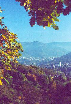 Blick vom Galgeneck auf Gernsbach
